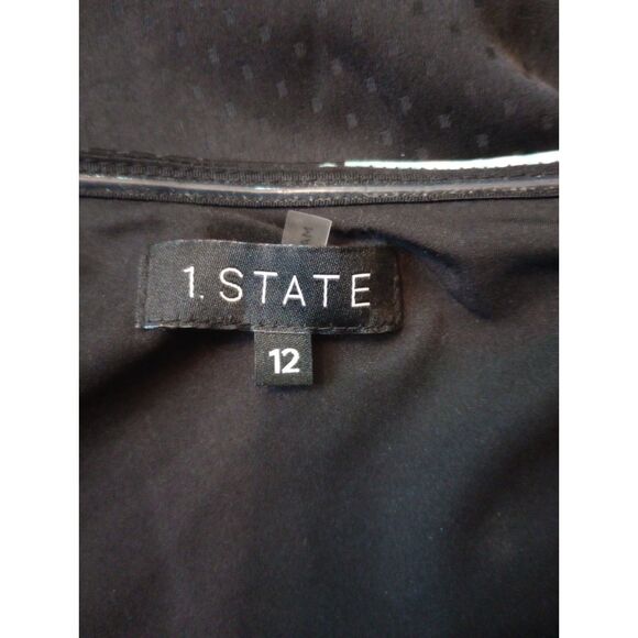 1 State Woman's Size 12 One Shoulder A-Line Mini Dress - Picture 6 of 7